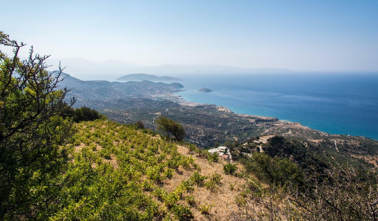 فيلا Splendid Sea View Mirsini  المظهر الخارجي الصورة