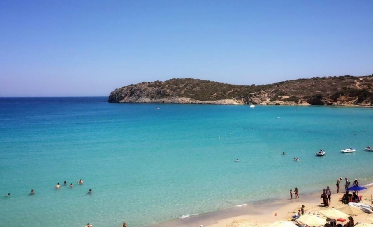 فيلا Splendid Sea View Mirsini  المظهر الخارجي الصورة